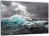 Glas Herdabdeckplatten Schneidebrett Universal 30x22cm Meer Produktbild-Vorschau 1