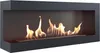 Wandkamin Bioethanol Eckkaminl DELTA links 120 cm Produktbild-Vorschau 1