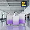 Sada 3 fialových/ružových kufrov 20"/24"/28" z tvrdého ABS Náhľad obrázku produktu 2
