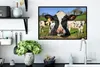 MuchoWow® MuchoWow® Gerahmtes Poster Kuh - Zaun - Gras - Produktbild-Vorschau 3