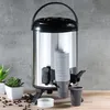 HI Thermo-Getränkespender 9 L 23 cm Silbern Produktbild-Vorschau 2