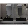 Lustro łazienkowe Mexen Loft owalne 100x50 cm rama złota Podgląd zdjęcia produktu 4