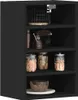 Armoire suspendue Riga Noir 40x29,5x60 cm Matériau dérivé Voir les images du produit 2