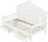 Merax Kinderbett Holzbett 90x200cm mit 2 Schubladen auf Produktbild-Vorschau 15