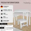 Kindersitzgruppe Kindertisch & 2 Stühle Kindermöbelset Produktbild-Vorschau 3