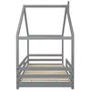 Dětská postel Sweiko borovice Postel 90x200cm s komínem a Náhled obrázku produktu 4