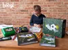 Skladací kufor BAAGL s kovanými rohmi futbalový Náhľad obrázku produktu 5