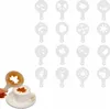 Schablonen Für Die Dekoration Kaffee Kuchen Desserts 16Pcs Produktbild-Vorschau 11
