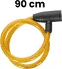 Dunlop - Spiralfahrradschloss mit Schlüssel (gelb) Produktbild-Vorschau 4