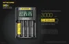 A Nitecore UMS4 battery charger is shown with marketing text and graphics. Podgląd zdjęcia produktu