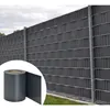 Juskys PVC Sichtschutzstreifen Doppelstabmatten Zaun - 35m Produktbild-Vorschau 2