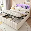 Flieks gestoffeerd bed 140x200 cm met lade, Productafbeelding-voorbeeld 1