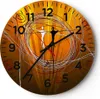 Wanduhr - Rund - Glasuhr - Leute Tanz Linien Tapeten - Produktbild-Vorschau 1