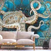Selbstklebende Folie Fototapete - Zen Octopus 441x315 cm Produktbild-Vorschau 2