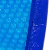 Close-up of a blue solar pool cover with a textured surface. Produktbild-Vorschau