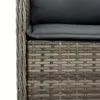 The Living Store 5-tlg. Garten-Essgruppe mit Kissen Grau Produktbild-Vorschau 5