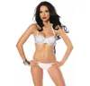 2-tlg. Push-Up Bikini Set mit Strass 12555: BH, Panty, Produktbild-Vorschau 4