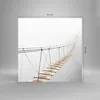 Bilder auf glas - Einteilig - Brücke ausgesetzt Nebel - Produktbild-Vorschau 3
