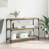 vidaXL Libreria Artisan in rovere 100 x 33 x 70,5 cm Anteprima dell’immagine prodotto 2
