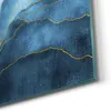 DEQORI Hybrid Leinwand Bild 30x30 cm 'Blauer Produktbild-Vorschau 5