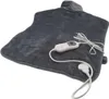 A gray electric heating pad with a controller and cord. Produktbild-Vorschau