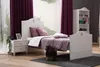 Design Nachttisch Beistell Tisch Konsolen Weiß Tische Möbel Produktbild-Vorschau 8