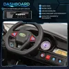 A close-up view of a toy car's dashboard with labeled features. Náhľad obrázku produktu