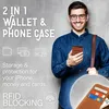 Custodia in vera pelle per iPhone 14 Pro, protezione RFID Anteprima dell’immagine prodotto 3
