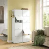 A modular storage cube system is shown in a well-lit room. Produktbild-Vorschau
