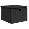 CLORIS 6-tlg. Garten-Sofagarnitur mit Kissen Schwarz Poly Produktbild-Vorschau 5