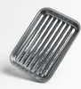 Gardenko Vassoio Barbecue Acciaio Inox 35x24 cm Set 2 pz, Anteprima dell’immagine prodotto 4
