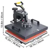 VEVOR Transferpers, 38 x 38 cm, warmtepers 220 V, Productafbeelding-voorbeeld 21