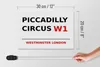 Holzschild London 30x20cm Westminster Piccadilly Circus W1 Produktbild-Vorschau 5