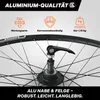 Laufrad Hinterrad 29" MTB schwarz für Schraubkranz 7/8-fach Produktbild-Vorschau 4