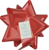 10 Geschenkschleifen Rosetten 11cm , Farbe:rot Produktbild-Vorschau 1