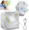 USB ventilátor Tichý mini stolní ventilátor TOPK K50 bílý Náhled obrázku produktu 1