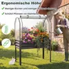 COSTWAY – podwyższona grządka 3 w 1 z pokrywą z PE i Podgląd zdjęcia produktu 4