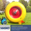 MASKO® PolyurethanSchubkarrenrad Vollgummi 200 kg Produktbild-Vorschau 4