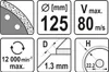 Disco da taglio diamantato Turbo 125x22,2 mm per gres Anteprima dell’immagine prodotto 4