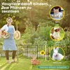 Ozdobný kovový záhradný plot, 25 kusov, nehrdzavejúci, 33 x Náhľad obrázku produktu 3