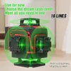 Laserová vodováha 4D - 16lineový křížový laser - Náhled obrázku produktu 5