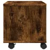 vidaXL Stojan na tiskárnu s kolečky, kouřový dub 41x32x34,5 Náhled obrázku produktu 6