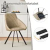 CLIPOP Esszimmerstühle, 2er Set Ergonomischer Küchenstuhl, Produktbild-Vorschau 5