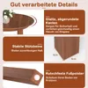 Stół do jadalni COSTWAY, drewniany stół do jadalni dla 2-4 Podgląd zdjęcia produktu 6