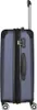 A side view of a gray suitcase with its handle extended. Produktbild-Vorschau