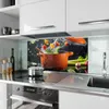 Küchenrückwand Spritzschutz Glas mit Motiv Kochtopf mit Produktbild-Vorschau 2