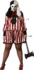 Atosa Clown Halloween Frau Kostüm Mehrfarbig 2XL Mehrfarbig Produktbild-Vorschau 1