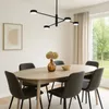 LUMILED Pendelleuchte Schwarz Modern Kronleuchter 4 Flammig Produktbild-Vorschau 3