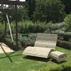 Holzliege Wellenliege Waldsofa Gartenliege Produktbild-Vorschau 7
