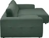 KAWOLA Sofa MIKA Ecksofa XL Cord smaragd Longchair rechts Produktbild-Vorschau 5
